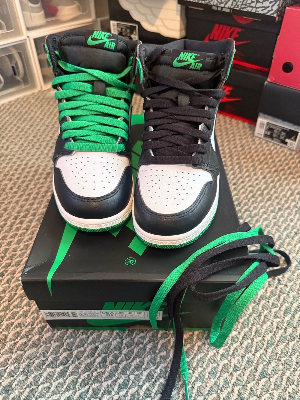 Jordan 1 High Lucky Greens